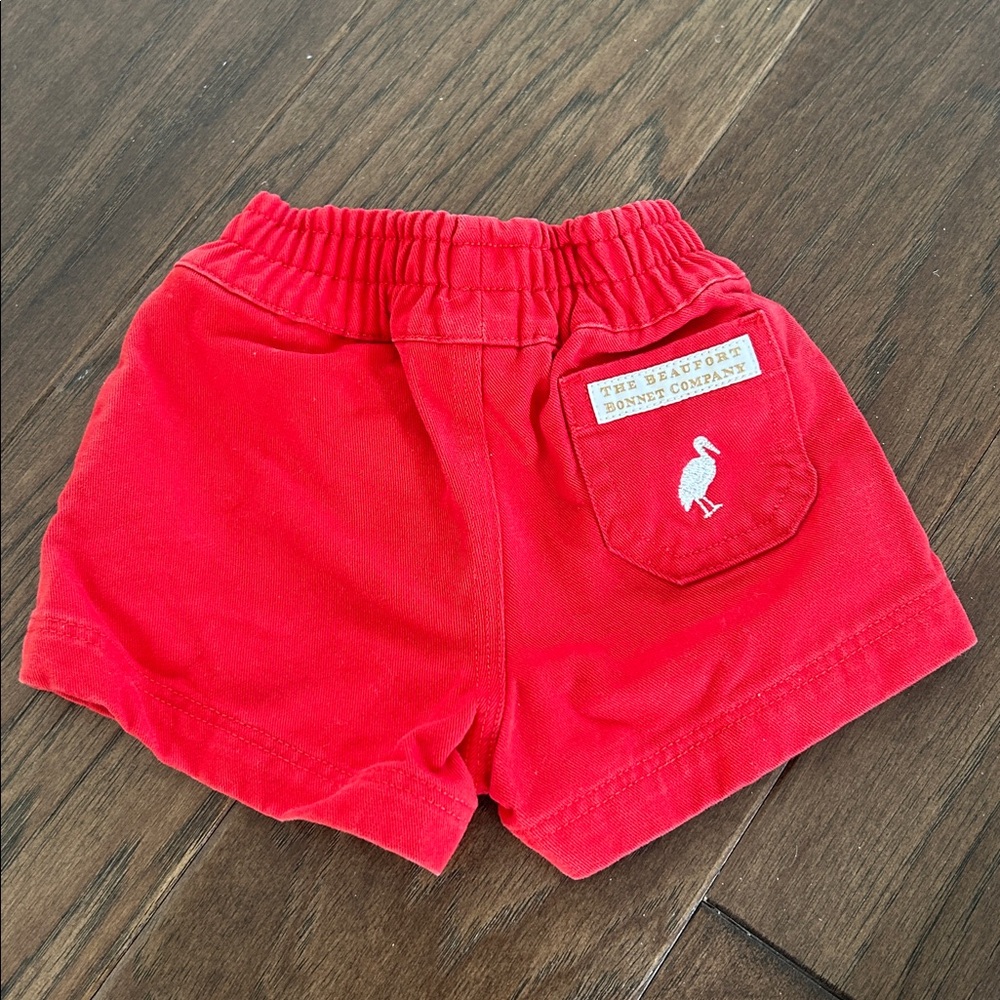 Beaufort Bonnett Red Cotton Shorts w/ Pockets